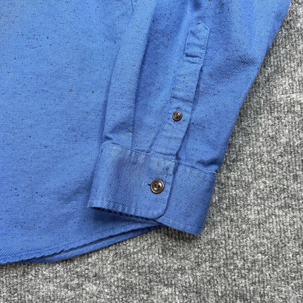 L.L.Bean Signature Mens Large Donegal‎ Slim Fit Long Sleeve Button Down Shirt - Picture 2 of 8